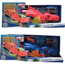 Poçi's World LA-389 Araba Fırlatan Dinozor Kamyon -Vrd