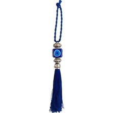 Şık Püsküllü Nazar Boncuğu Dikiz Aynası Süsü, Otomobil Için Dekoratif Ayna Aksesuarı