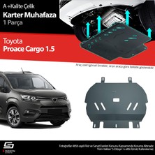 S-Dizayn Toyota Proace Cargo 1.5 Çelik Karter Muhafaza Koruma 2018 Üzeri A+ Kalite