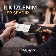 350 gr Mat Selefonlu Kartvizit 100 Adet | Premium Baskı | Eseran Print