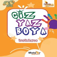 Çiz Yaz Boya Ingilizce Boyama Kitabı