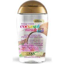 Ogx Coconut Miracle Oil Kuru Saçlar Için 100 ml Yağ Ekstra Güç ve Parlaklık Sağlar