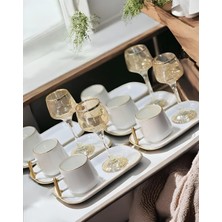 Yumuk Shop Elica Serisi 6 Kişilik Kahve Fincan Takımı 90 ml