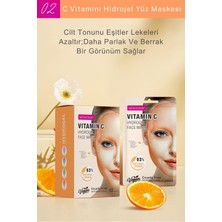 MONDSUB Vitamin C Hidrojel Maske – Cilt Onarıcı ve Parlaklık Veren Bakım (12’adet)