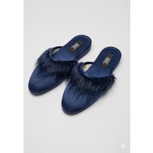 G&C Kadın Çeyizlik Tüylü Gelin Ev Terliği 245