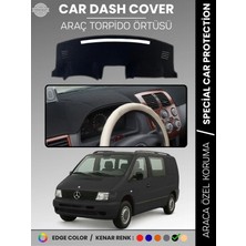 E-BİZ Mercedes Vıto W638 (1996-2003) Torpido Örtüsü Premium Kalite Torpido Koruma Özel Kesim Uv Koruma