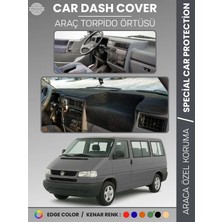 E-BİZ Volkswagen Transporter T4 (1990-2003) Torpido Örtüsü Ön Göğüs Koruma Torpido Koruma Tam Uyum Kaymaz