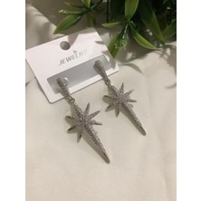 Deniz Accessories Kuzey Yıldızı Taşlı Küpe