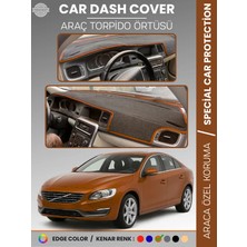 E-BİZ Volvo S60 (2011-2017) Torpido Örtüsü Ön Göğüs Koruma Torpido Koruma Tam Uyum Araca Özel Uv Koruma