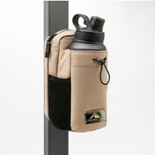 Peakmotion Bej Renk Manyetik/mıknatıslı Sporcu Fitness Çantası Gym, Seyahat Taşınabilir Şişe Telefon Saklama Çapraz Askılı Çanta