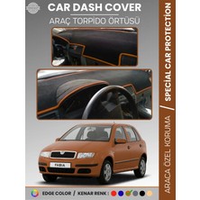 E-BİZ Skoda Fabia (1999-2006) Torpido Örtüsü Ön Göğüs Halı Torpido Koruma Birebir Uyum Kaymaz Uv Koruma