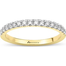 Makdis Pırlanta 0.25 Karat Yarımtur Pırlanta Yüzük