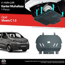 S-Dizayn Opel Vivaro 1.5 Çelik Karter Muhafaza Koruma 2019 Üzeri A+ Kalite