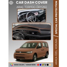 E-BİZ Volkswagen Caddy (2021+) Torpido Örtüsü Ön Göğüs Koruma Torpido Koruma Tam Uyum Çatlamayı Önler