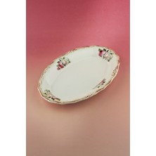 Bursa Porselen Dekor Romance Antik Porselen Kayık Tabak