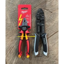 Milwaukee 180MM Pense Cobalt Çelik 1000V 3fonk Wurth Kablo Sıkma Pense 2set