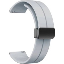 Adige Huawei Gt Runner 2 Kordon Kayış D-Buckle Mıknatıslı Silikon 22/jku