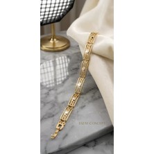 Dizay Concept 14 Ayar Altın Renkli Xuping  18CM Bayan Bileklik