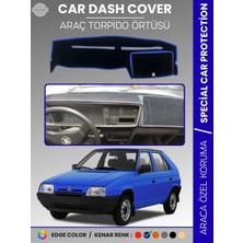 E-BİZ Skoda Favorit (1987-1995) Torpido Örtüsü Ön Göğüs Halı Torpido Koruma Birebir Uyum Kaymaz Uv Koruma