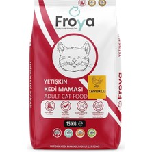 Froya Yetişkin Kedi Tavuklu 15 kg Mama