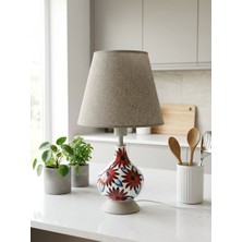 Payidar Model “bone Porselen Abajur | El Yapımı Gece Lambası”