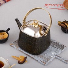 PremiumPort Kare Çay Demliği 1,25 Lt, Bitki Çaydanlığı, Şık ve Kullanışlı Tasarım