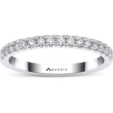 Makdis Pırlanta 0.25 Karat Yarımtur Pırlanta Yüzük