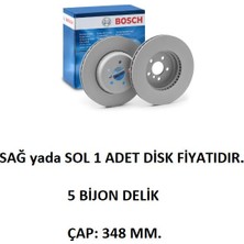 Ön Fren Disk Bmw 2 3 4 5 I4 X3 X4 X5 G42 G20 G21 G23 G22 G30 G31 G26 G08 G601G02 G05 0986479F57 Bosch