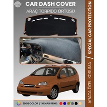 E-BİZ Chevrolet Rezzo (2000-2011) Torpido Örtüsü Ön Göğüs Koruma Torpido Koruma Çatlamayı Engeller Tam Uyum