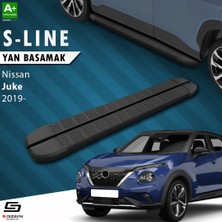 S-Dizayn Nissan Juke 2 S-Line Siyah Yan Basamak 173 cm 2019 Üzeri A+ Kalite