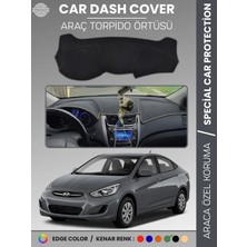 E-BİZ Hyundai Accent Blue (2011-2017) Torpido Örtüsü Ön Göğüs Torpido Koruma Çatlamayı Engeller Tam Uyum