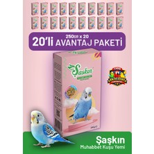 Bird Food Energy Şaşkın Muhabbet Kuşu Yemi 250 G - 20 Adet