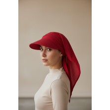 Trend Bebe Butik Kadın Tesettür Şapka Bağlamalı Bandanalı Şapka Arkadan Bağlamalı Rahat Model