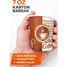 Mada Ambalaj 3000 Adet 7 Oz Karton Bardak
