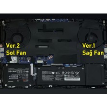 Afila Casper Excalibur G900.1180-BF70X-B Notebook Gpu, Ekran Kartı Fanı (V2)