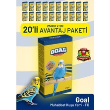 Bird Food Energy Goal Muhabbet Kuşu Yemi/fb 250 G - 20 Adet