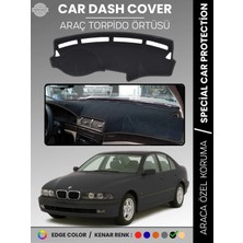 E-BİZ Bmw E39 (2006-2010) Torpido Örtüsü Ön Göğüs Koruma Torpido Koruma Araca Özel Kaymaz Kolay Montaj