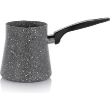 PremiumPort 10 cm 550 ml Granit Cezve, Yapışmaz, Isıya Dayanıklı, Ergonomik Sap