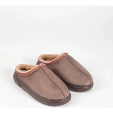 Chirpy Kadın Etnik Desenli Camel Ev Içi Ayakkabı Düz Taban ile Şık ve Rahat Kullanım