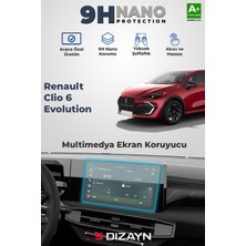 S-Dizayn Renault Clio 6 Evolution 9h Multimedya Ekran Koruyucu (Parlak) 2026 Üzeri A+ Kalite