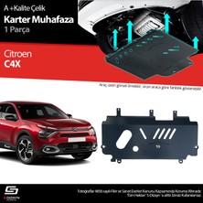 S-Dizayn Citroen C4X Çelik Karter Muhafaza Koruma 2022 Üzeri A+ Kalite