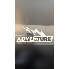 Giza Motor Motosiklet/çanta Sticcer Şimşek Adventure 24*10CM