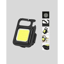 Süper Parlak 800 Lümen LED Fener – USB Şarjlı, 3 Işık Modlu, Mini Taşınabilir Anahtarlık Tipi