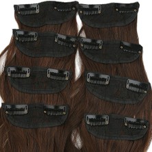 Beei Fiber Sen Daalı 8 Parça Çıt Çıt / Kahve Karamel