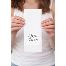 Afiyet Olsun Yazılı Baskılı Peçete 20 Adet