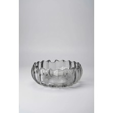 İpek Porselen Modern Tasarım Şeffaf Cam Küllük Kül Tablası 15,4 cm