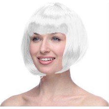 Ett Beyaz Küt Peruk Saç