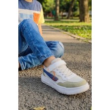 In Step Kasina Unisex Çocuk Günlük Spor Ayakkabı - Cırtlı ve Bağcıklı Konforlu Sneaker