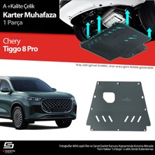S-Dizayn Chery Tiggo 8 Pro Çelik Karter Muhafaza Koruma 2025 Üzeri A+ Kalite