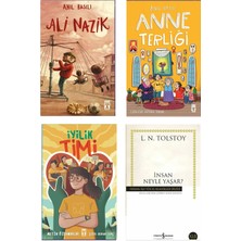 Timaş Çocuk 3 4 ve 5.sınıf Okuma Seti Anıl Basılı Ali Nazik Anne Terliği Iyilik Timi Insan Neyle Yaşar 4 Kitap